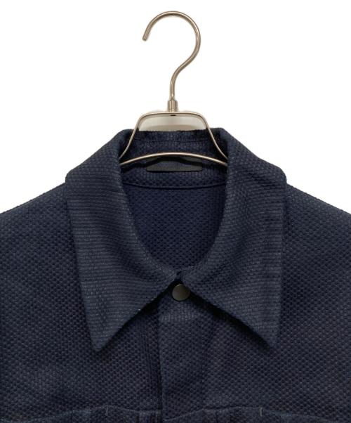 nobuyuki matsui（ノブユキマツイ）Nobuyuki Matsui (ノブユキマツイ) COTTON JACKET 鹿の子ジャケット ネイビー サイズ:2の古着・服飾アイテム