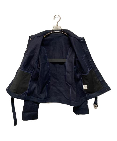 nobuyuki matsui（ノブユキマツイ）Nobuyuki Matsui (ノブユキマツイ) COTTON JACKET 鹿の子ジャケット ネイビー サイズ:2の古着・服飾アイテム