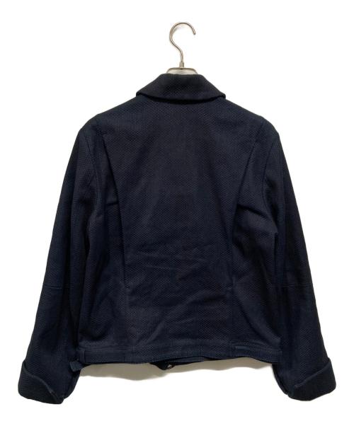 nobuyuki matsui（ノブユキマツイ）Nobuyuki Matsui (ノブユキマツイ) COTTON JACKET 鹿の子ジャケット ネイビー サイズ:2の古着・服飾アイテム