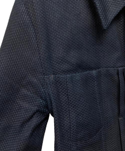 nobuyuki matsui（ノブユキマツイ）Nobuyuki Matsui (ノブユキマツイ) COTTON JACKET 鹿の子ジャケット ネイビー サイズ:2の古着・服飾アイテム