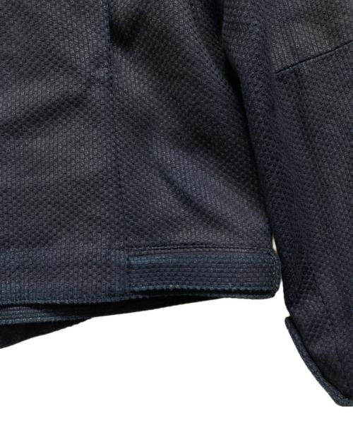 nobuyuki matsui（ノブユキマツイ）Nobuyuki Matsui (ノブユキマツイ) COTTON JACKET 鹿の子ジャケット ネイビー サイズ:2の古着・服飾アイテム