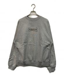 WASTED YOUTH（ウェイステッドユース）の古着「CREWNECK SWEATSHIRT」｜グレー×イエロー