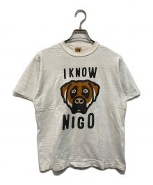 HUMAN MADE×KAWS×NIGO（ヒューマンメイド×カウズ×二ゴー）の古着「I KNOW NIGO KAWS Tシャツ」｜ホワイト