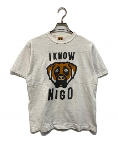 タ*中様 HUMAN MADE / I KNOW NIGO KAWS TシャツМ 中古・古着通販】HUMAN MADE (ヒューマンメイド) KAWS (カウズ) NIGO