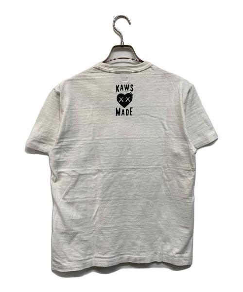 HUMAN MADE（ヒューマンメイド）HUMAN MADE (ヒューマンメイド) KAWS (カウズ) NIGO (二ゴー) I KNOW NIGO KAWS Tシャツ ホワイト サイズ:Ｍの古着・服飾アイテム