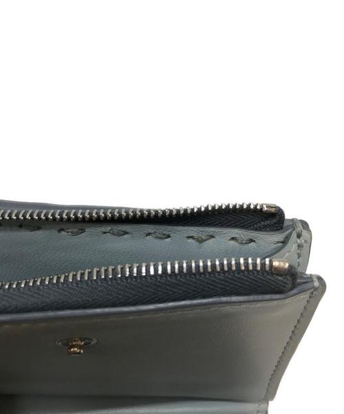 FENDI（フェンディ）FENDI (フェンディ) 3つ折り財布 グレーの古着・服飾アイテム