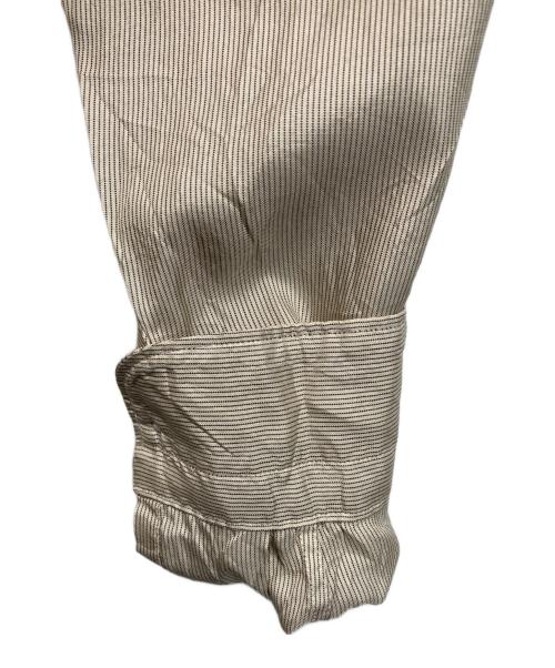 COMOLI（コモリ）COMOLI (コモリ) シルク バンドカラーシャツ ベージュ サイズ:SIZE 2の古着・服飾アイテム