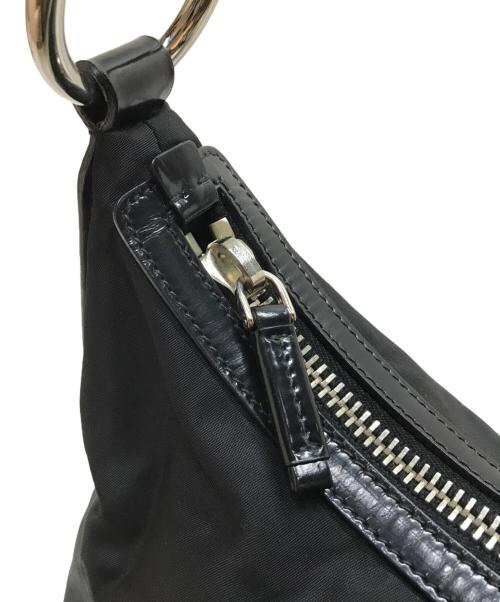 PRADA（プラダ）PRADA (プラダ) ホーボーワンショルダーバッグ ブラックの古着・服飾アイテム
