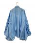 ENFOLD (エンフォルド) BALLON HEM SHIRT ブルー サイズ:SIZE 38：10000円