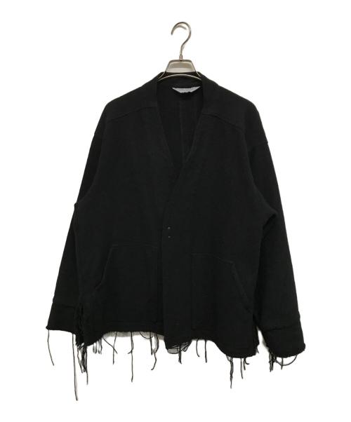 ANCELLM（アンセルム）ANCELLM (アンセルム) W/S COLLARLESS JACKET(カラーレスジャケット) ブラック サイズ:SIZE 2の古着・服飾アイテム