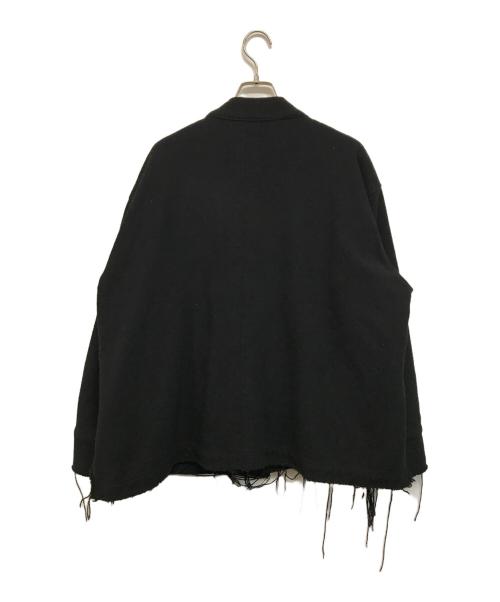 ANCELLM（アンセルム）ANCELLM (アンセルム) W/S COLLARLESS JACKET(カラーレスジャケット) ブラック サイズ:SIZE 2の古着・服飾アイテム