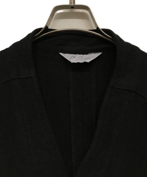 ANCELLM（アンセルム）ANCELLM (アンセルム) W/S COLLARLESS JACKET(カラーレスジャケット) ブラック サイズ:SIZE 2の古着・服飾アイテム