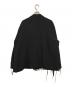 ANCELLM (アンセルム) W/S COLLARLESS JACKET(カラーレスジャケット) ブラック サイズ:SIZE 2：20000円