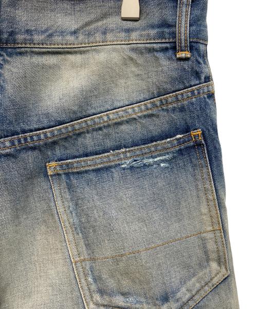 ANCELLM（アンセルム）ANCELLM (アンセルム) クラッシュダメージ加工デニムパンツ インディゴ サイズ:SIZE 2の古着・服飾アイテム
