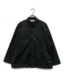 Graphpaper（グラフペーパー）の古着「タイプライターオーバーサイズシャツ」｜ブラック
