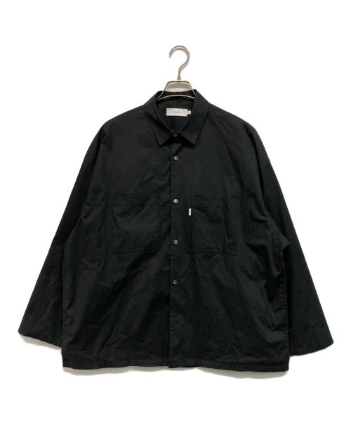 Graphpaper（グラフペーパー）Graphpaper (グラフペーパー) タイプライターオーバーサイズシャツ ブラック サイズ:Freeの古着・服飾アイテム