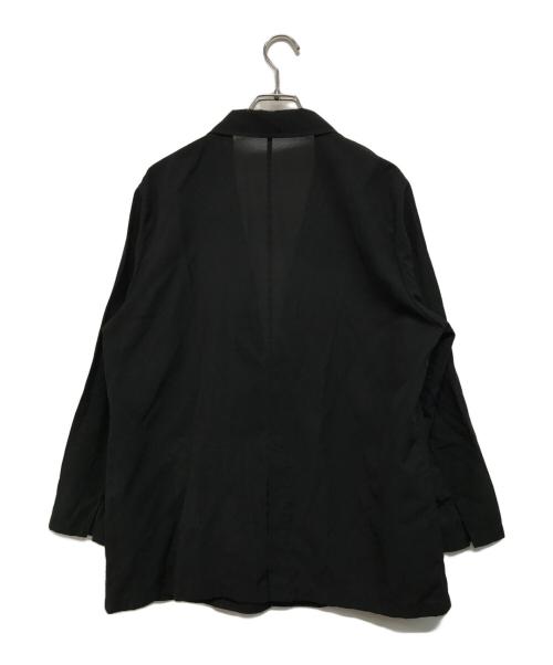 23区（ニジュウサンク）23区 (ニジュウサンク) シアーマットクロス ジャケット ブラック サイズ:SIZE 38の古着・服飾アイテム