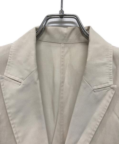 23区（ニジュウサンク）23区 (ニジュウサンク) シアーマットクロス ジャケット アイボリー サイズ:SIZE 36の古着・服飾アイテム