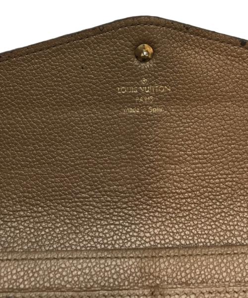 LOUIS VUITTON（ルイ ヴィトン）LOUIS VUITTON (ルイ ヴィトン) 長財布 ブロンズの古着・服飾アイテム