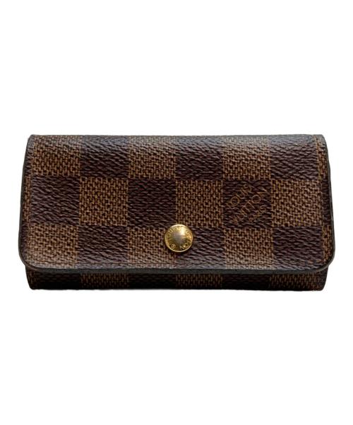 LOUIS VUITTON（ルイ ヴィトン）LOUIS VUITTON (ルイ ヴィトン) キーケース ミュルティクレ4 ブラウンの古着・服飾アイテム