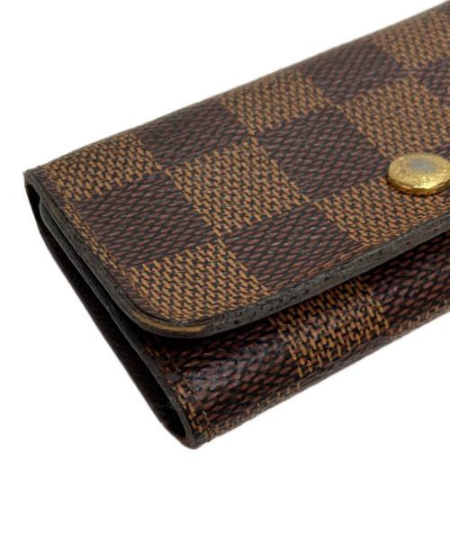LOUIS VUITTON（ルイ ヴィトン）LOUIS VUITTON (ルイ ヴィトン) キーケース ミュルティクレ4 ブラウンの古着・服飾アイテム