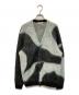 WRAPINKNOT（ラッピンノット）の古着「別注 Mohair Jacquard Cardigan モヘアジャガードカーディガン」｜グレー