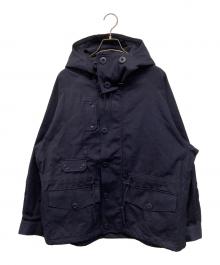 griffin hartland×ゆーみん&きうてぃ（グリフィン ハートランド）の古着「ROYAL NAVY VENTILE SMOCK PARKA ロイヤルネイビー ベンタイルスモック」｜ネイビー