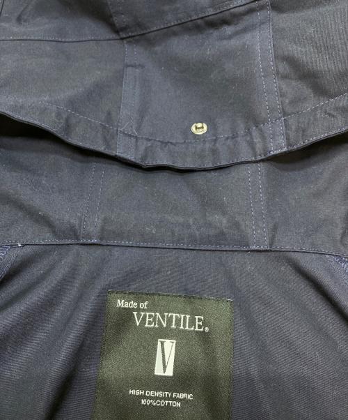 griffin hartland（グリフィン ハートランド）griffin hartland (グリフィン ハートランド) ゆーみん&きうてぃ ROYAL NAVY VENTILE SMOCK PARKA ロイヤルネイビー ベンタイルスモック ネイビー サイズ:Lの古着・服飾アイテム