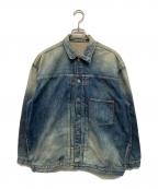 STAMMBAUM×L’Appartment DEUXIEME CLASSEシュタンバウム×アパルトモン ドゥーズィエムクラス）の古着「アパルトモン別注 OVERSIZE DENIM JACKET(オーバーサイズ デニム ジャケット)」｜インディゴ