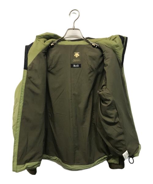 DESCENTE（デサント）DESCENTE (デサント) ハイブリッド インシュレイテッド ミッドレイヤー ジャケット グリーン サイズ:SIZE Sの古着・服飾アイテム