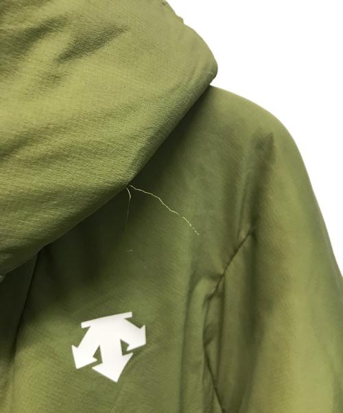 DESCENTE（デサント）DESCENTE (デサント) ハイブリッド インシュレイテッド ミッドレイヤー ジャケット グリーン サイズ:SIZE Sの古着・服飾アイテム