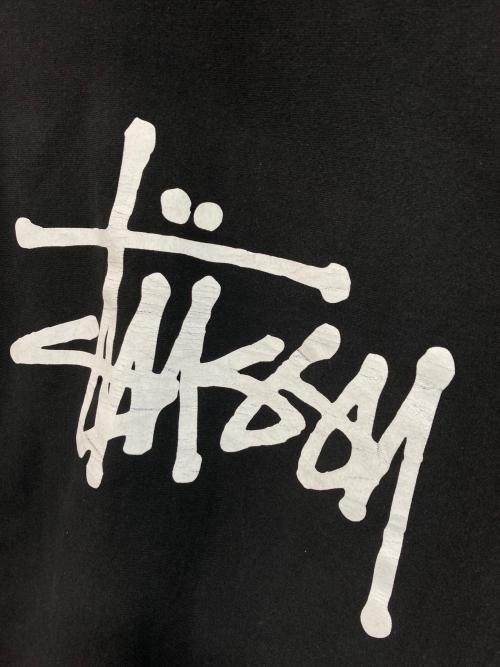 stussy（ステューシー）stussy (ステューシー) ストックロゴジップパーカー 両プリント ブラック サイズ:Lの古着・服飾アイテム