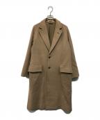 AURALEEオーラリー）の古着「CASHMERE WOOL MOSSER CHESTERFIELD COAT　カシミアウールモッサチェスターコート」｜ベージュ