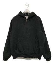 HOUSTON（ヒューストン）の古着「裏地ブランケット アクティブジャケット」｜ブラック