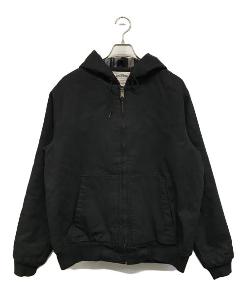 HOUSTON（ヒューストン）HOUSTON (ヒューストン) 裏地ブランケット アクティブジャケット ブラック サイズ:Lの古着・服飾アイテム