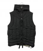WILD THINGS×77circaワイルドシングス×ナナナナサーカ）の古着「フーデッドパディングライフベスト」｜ブラック