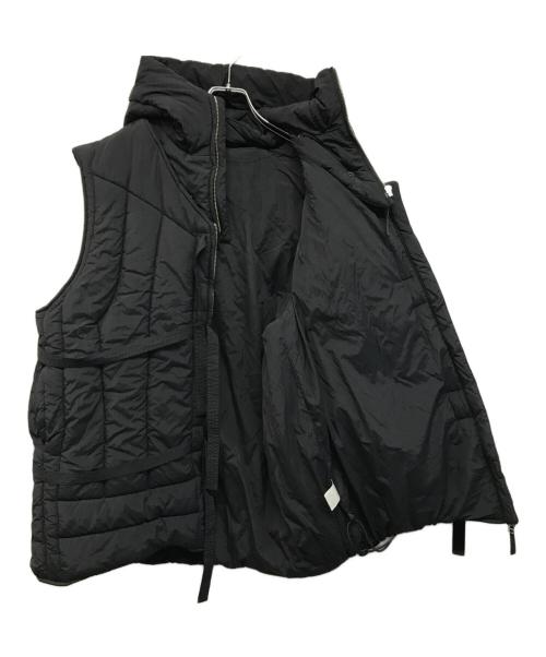WILD THINGS（ワイルドシングス）WILD THINGS (ワイルドシングス) 77circa (ナナナナサーカ) フーデッドパディングライフベスト ブラック サイズ:Mの古着・服飾アイテム