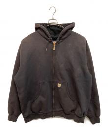 CarHartt（カーハート）の古着「ZIP UP HOODIE PARKA(ジップアップ　フーディー パーカー)」｜ブラック
