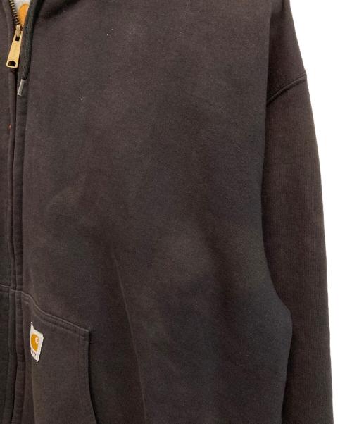 CarHartt（カーハート）CarHartt (カーハート) ZIP UP HOODIE PARKA(ジップアップ　フーディー パーカー) ブラック サイズ:XXLの古着・服飾アイテム