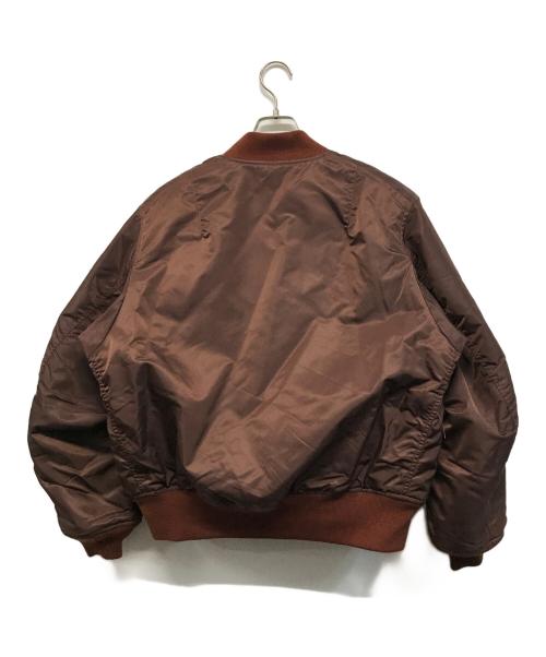 BEAMS mini（ビームス ミニ）BEAMS mini (ビームス ミニ) リラックスフィット THERMOLITE(R) MA-1 ブラウン サイズ:Sの古着・服飾アイテム