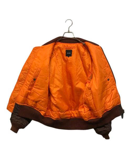 BEAMS mini（ビームス ミニ）BEAMS mini (ビームス ミニ) リラックスフィット THERMOLITE(R) MA-1 ブラウン サイズ:Sの古着・服飾アイテム