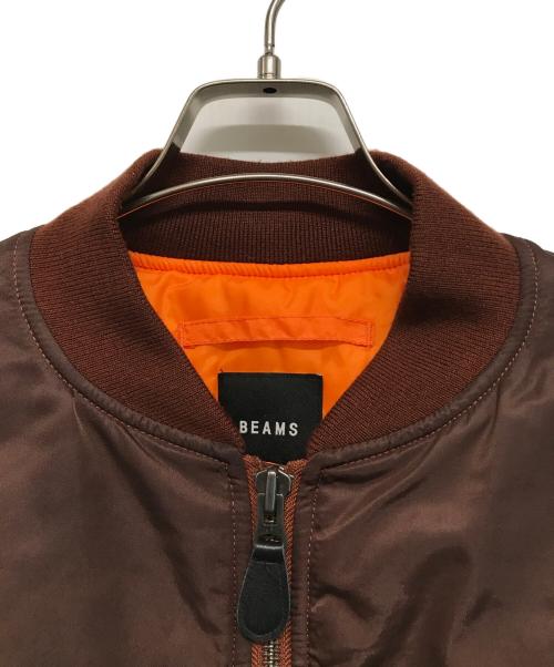 BEAMS mini（ビームス ミニ）BEAMS mini (ビームス ミニ) リラックスフィット THERMOLITE(R) MA-1 ブラウン サイズ:Sの古着・服飾アイテム