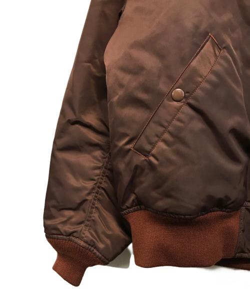 BEAMS mini（ビームス ミニ）BEAMS mini (ビームス ミニ) リラックスフィット THERMOLITE(R) MA-1 ブラウン サイズ:Sの古着・服飾アイテム