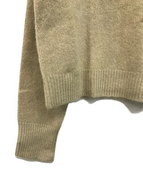 DEPAREILLE（デパリエ）DEPAREILLE (デパリエ) ヤクニットセーター カーキ サイズ:SIZE 38の古着・服飾アイテム