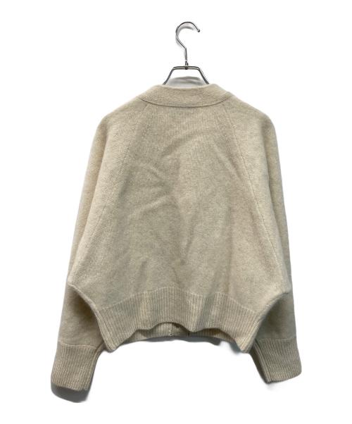 DEPAREILLE（デパリエ）DEPAREILLE (デパリエ) ヤクニットカーディガン アイボリー サイズ:SIZE 38の古着・服飾アイテム
