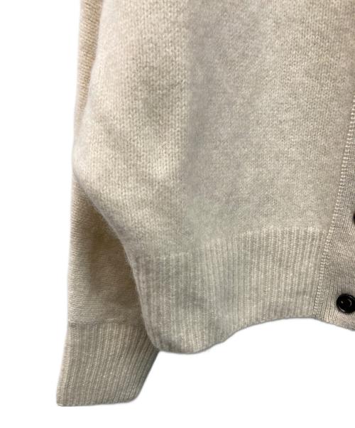 DEPAREILLE（デパリエ）DEPAREILLE (デパリエ) ヤクニットカーディガン アイボリー サイズ:SIZE 38の古着・服飾アイテム