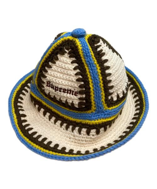SUPREME（シュプリーム）Supreme (シュプリーム) CROCHET EDGE BALL HAT(クロシェ・エッジ・ボール・ハット) アイボリーの古着・服飾アイテム