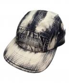SUPREMEシュプリーム）の古着「24SS Bleached Chino Camp Cap(ブリーチド・チノ・キャンプ・キャップ)」｜アイボリー×ブラック