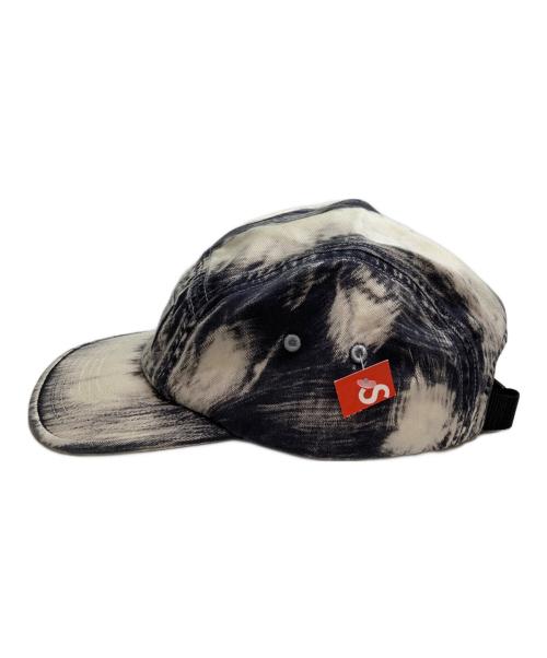 SUPREME（シュプリーム）Supreme (シュプリーム) 24SS Bleached Chino Camp Cap(ブリーチド・チノ・キャンプ・キャップ) アイボリー×ブラック 未使用品の古着・服飾アイテム