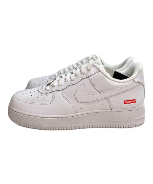NIKE（ナイキ）NIKE (ナイキ) Supreme (シュプリーム) エアフォース 1 ローカットスニーカー ホワイト サイズ:28.5cmの古着・服飾アイテム